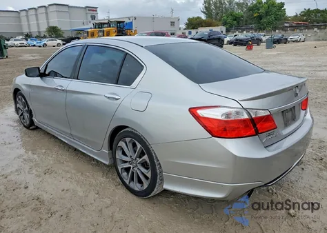 2014 Honda Accord Sport from USA, damaged, VIN 1HGCR2F56EA168939